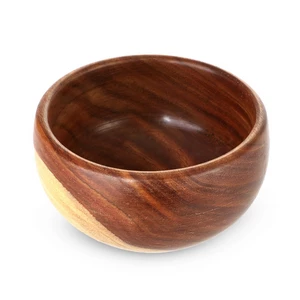 بولة تقديم، مقاس14×7سم، خشب طبيعى - خشبى