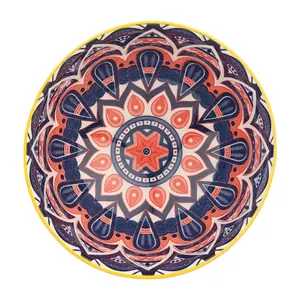 طقم بولات تقديم، 6 قطع، بورسلين - الوان متعدده