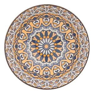 طقم بولات تقديم، 6 قطع، بورسلين - الوان متعدده