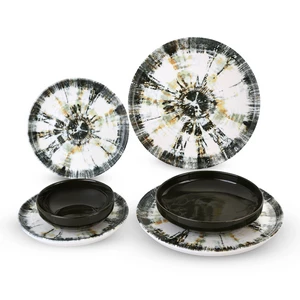 طقم عشاء بورسلين 24 قطعة ل 6 افراد تركى زيتونى