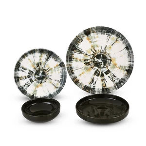 طقم عشاء بورسلين 24 قطعة ل 6 افراد تركى زيتونى