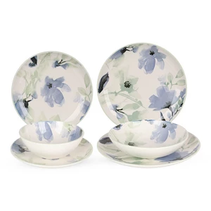 طقم عشاء ، 24 قطعه ل 6 افراد، بورسلين عالى الجوده  - ,لافندر سماوى 