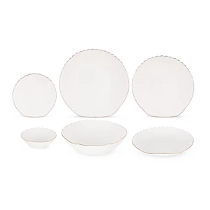 طقم عشاء اركوبال حراري، 26 قطعة - ابيض