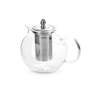 براد شاى زجاج حرارى بمصفاه ستانلس ستيل، سعه 1300 مل