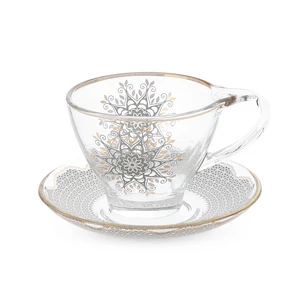 طقم عشاء، 39 قطعه ل 6 افراد، اركوبال، ابيض - فضى