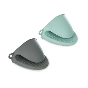 طقم مساكات للحلل، قطعتين، سيليكون - الوان متعدده 