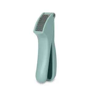 Garlic Press, Plastic with Stainless Steel Pressure - Blue 