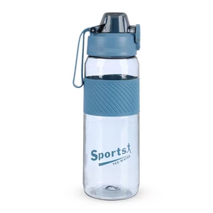 سبورتس قارورة مياه، 900مل، مع قفل علوى، بلاستيك - ازرق