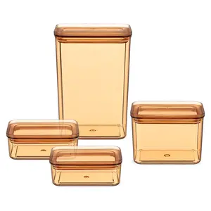 طقم حافظات طعام، 4 قطع (2×400مل،900مل،2100مل - عسلى من ويلينى