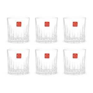 تايمليس طقم أكواب، 6 قطع، سعه 360 مل، كريستال - شفاف من ار سى ار 