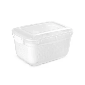 علبه ثلاجه محكمه الغلق بسله تجفيف وغطاء، سعه3 لتر من اكسا