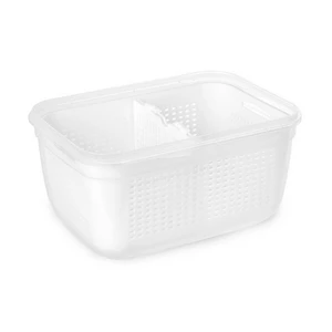 علبه ثلاجه محكمه الغلق بسله تجفيف وغطاء، سعه3 لتر من اكسا