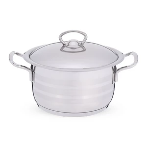 حلة طبخ، 18سم، ستانلس ستيل مع غطاء من عبود