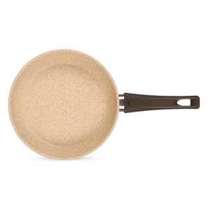 طاسه، 22سم، جرانيت حيوى - بنى حجرى من كوكين