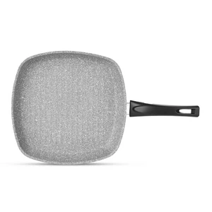 طاسة شوى، 28 سم، جرانيت حيوى - رمادى حجرى من كوكين