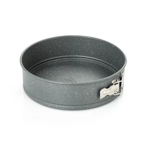 قالب كيك دائرى بقاعده قابله للفك، مقاس 24 سم، جرانيت - رمادي حجري من نيوفلام