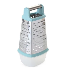 مبشره خضروات راسيه 4 جوانب مع وعاء داخلى، ستانلس ستيل - فضى