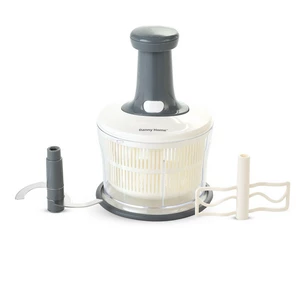 قطاعه خضار يدويه، بسلاح ستانلس ستيل - لون رمادي