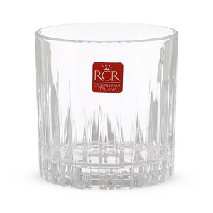 طقم اكواب كريستال تايمليس ار سي ار، 6 قطع، 310 مل، ايطالي - شفاف