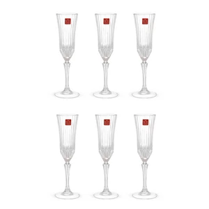 أداجيو طقم كاسات، 6 قطع، سعه 180مل، كريستال - شفاف من ار سى ار 