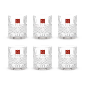 بيرلانتى طقم أكواب، 6 قطع، سعه 340 مل، كريستال، شفاف من ار سى ار 