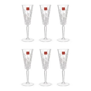 ايتنا طقم كاسات، 6 قطع، سعه 190مل، كريستال - شفاف من ار سى ار 