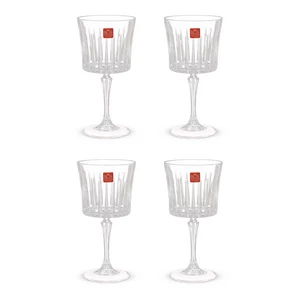 تايمليس طقم ايس كريم، 4 قطع، سعه 210 مل، كريستال - شفاف، من ار سى ار 