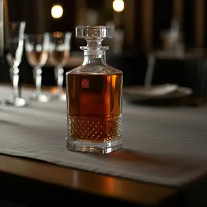 RCR Brillante Crystal Decanter, Made In Italy