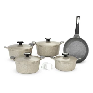 طقم اوانى الطبخ، 9 قطع، جرانيت، كورى - حجرى من  نيوفلام