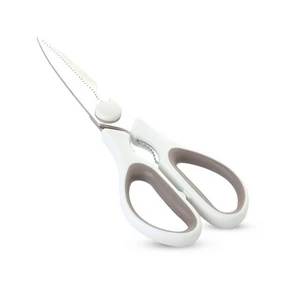 مقص مطبخ متعدد الاستخدام، ستانلس ستيل - ابيض