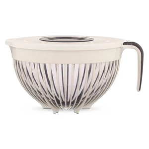 بولة خلط مع مصفاه ويد فولي لايف، 3 لتر، بلاستيك - رمادي