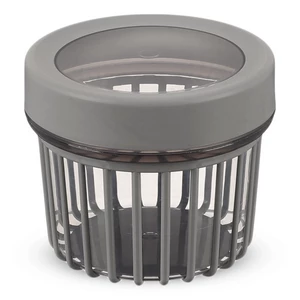 طقم برطمان تخزين، 3 قطع، سعة 500 مل، بلاستيك - رمادى من فولى لايف