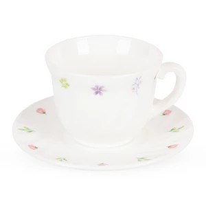 طقم عشاء ، 38 قطعه ل 6 افراد، يتميز بلونه الأبيض الناعم وتوزيع أنيق لزهور صغيرة، اركوبال حرارى - ابيض 