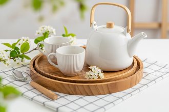 تقديم الشاي والقهوة